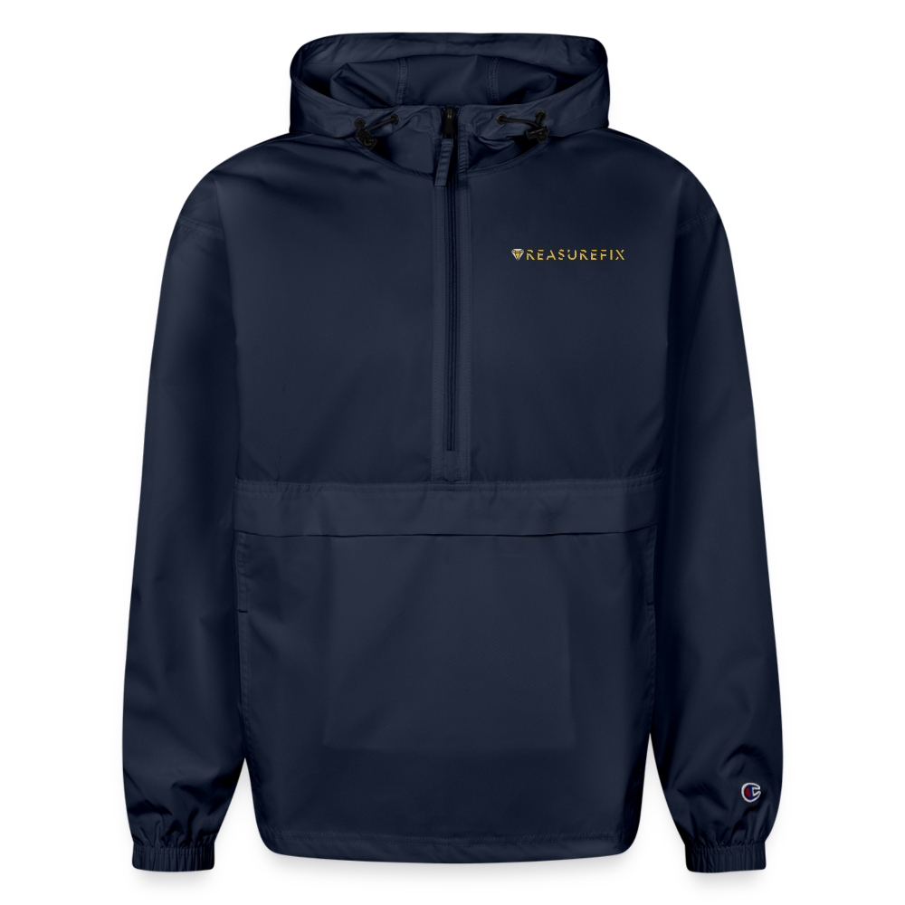 Champion Logo Packable Jacket - french navy