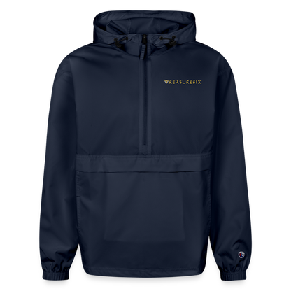 Champion Logo Packable Jacket - french navy