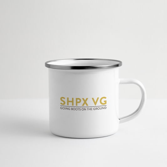 “SHPX VG” (Caesar-13) BOTG Camper Mug - white