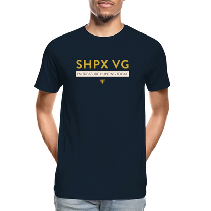 “SHPX VG” (Caesar-13) Men’s Organic T-Shirt - deep navy