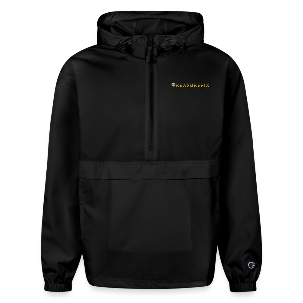 Champion Logo Packable Jacket - black