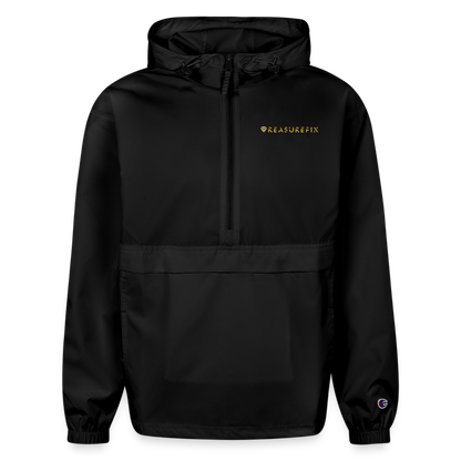 Champion Logo Packable Jacket - black